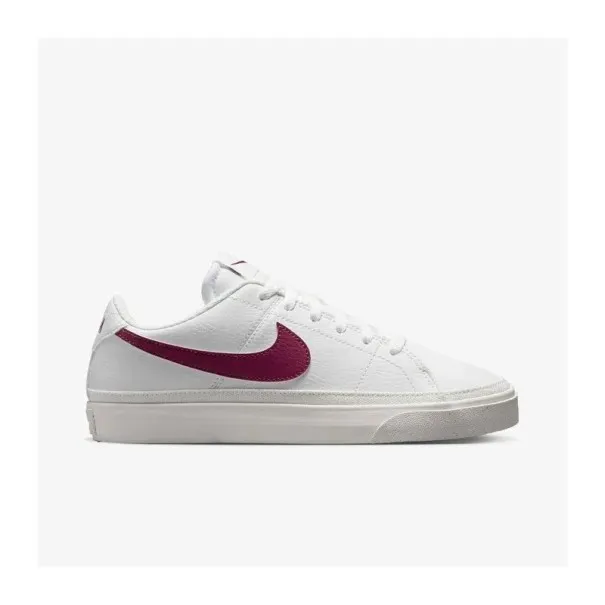 Nike COURT LEGACY NEXT NATURE Blanc Bordeaux - NIKE
