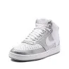 Nike NIKE COURT VISION MOYENNE Blanc/Argent mtallis - NIKE
