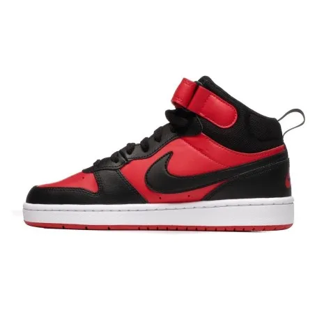 Nike Court Borough Mid 2 Noir Rouge - NIKE