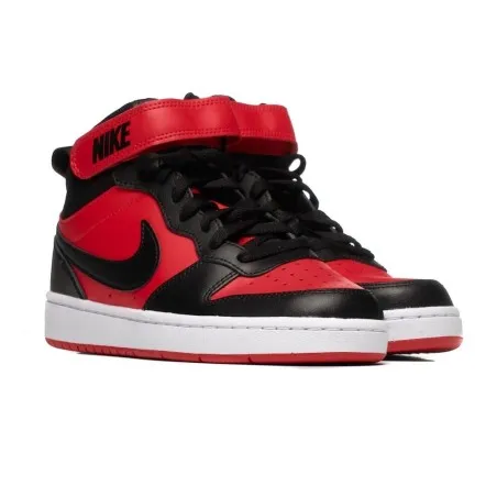 Nike Court Borough Mid 2 Noir Rouge - NIKE