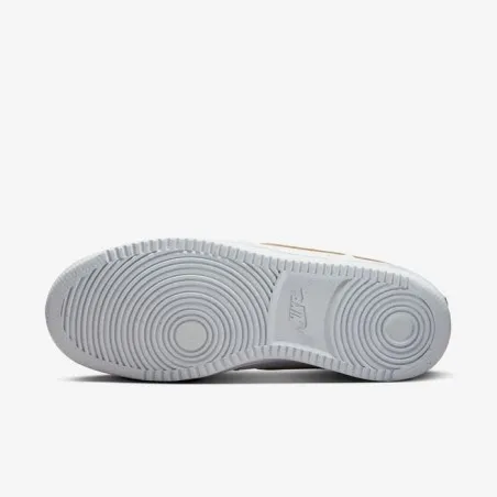 Nike Court Vision Low Next Nature Blanc/Or mtallis - NIKE