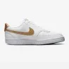 Nike Court Vision Low Next Nature Blanc/Or mtallis - NIKE