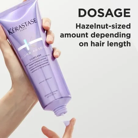 Après Shampoing KÉRASTASE BLOND ABSOLU FONDANT CICAFLASH - KÉRASTASE