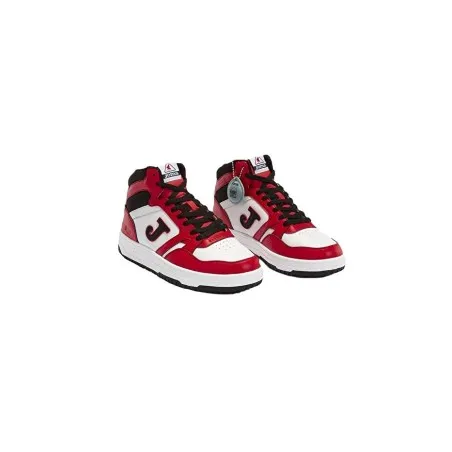 Basket JOMA C.platea mid homme 2406 blanc rouge - JOMA
