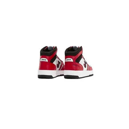 Basket JOMA C.platea mid homme 2406 blanc rouge - JOMA
