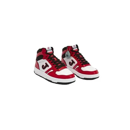 Basket JOMA C.platea mid homme 2406 blanc rouge - JOMA