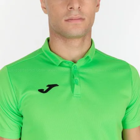 JOMA-POLO HOBBY VERT FLUORESCENT Manches courtes 100437.020 - JOMA