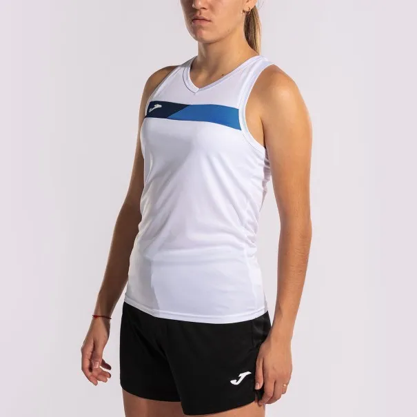 JOMA-T-SHIRT BLANC COURT SANS MANCHES 901862.207 - JOMA