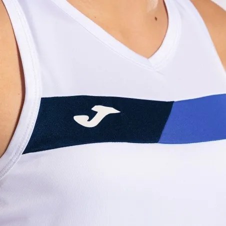 JOMA-T-SHIRT BLANC COURT SANS MANCHES 901862.207 - JOMA