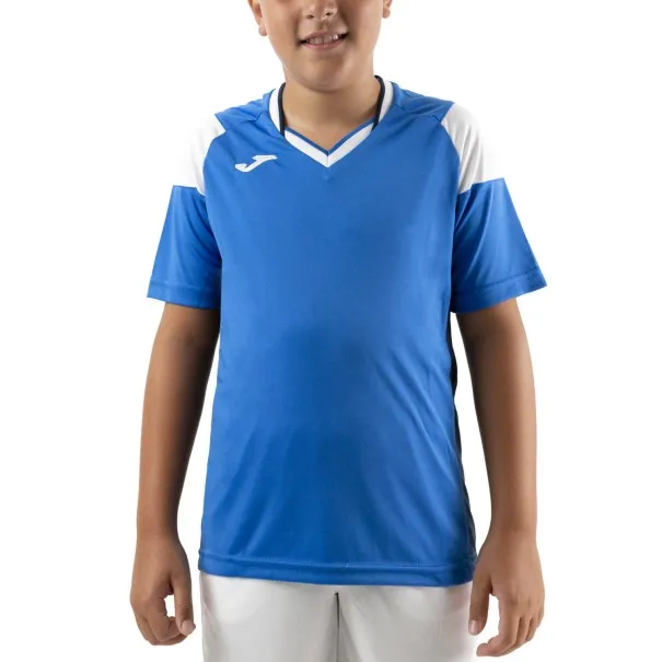 JOMA-T-SHIRT CREW III ROYAL - BLANC 101269.702 - JOMA