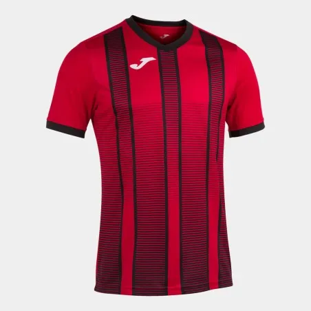 Joma - T-Shirt Rouge Et Noir Tiger Ii - JOMA