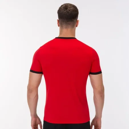 Joma - T-Shirt Rouge Et Noir Tiger Ii - JOMA
