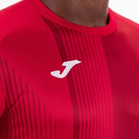 Joma - T-Shirt Rouge Tigre À Manches Sans Métrage - JOMA