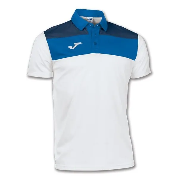 Joma - Polo Crew Blanc-Royal Pantalon Court - JOMA