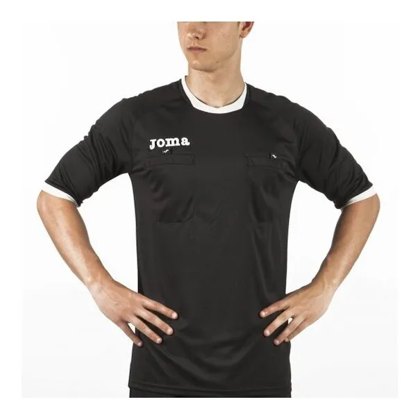 Joma - T-Shirt Arbitre Manches S/S Noir - JOMA