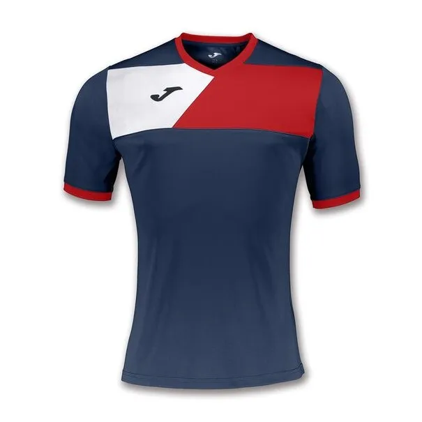 Joma - T-Shirt Col Rond Ii Bleu Marine Et Rouge - JOMA