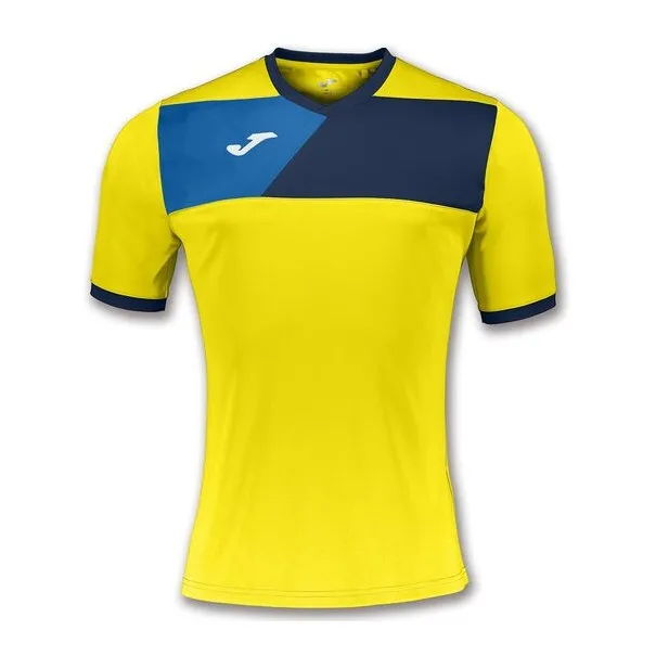 Joma - T-Shirt Crew Ii Jaune-Marine - JOMA