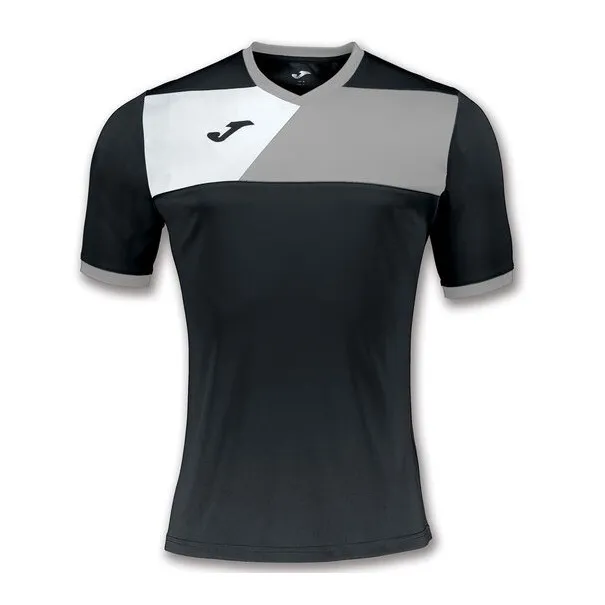 Joma - T-Shirt Crew Ii Noir-Gris Manches - JOMA