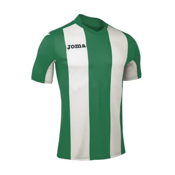 Joma - T-Shirt Pisa Vert-Blanc À Manches Sans Métrage - JOMA