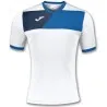 Joma - T-Shirt Col Ii Blanc-Royal - JOMA