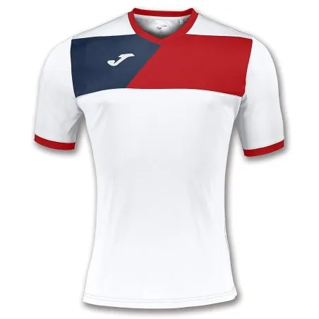 Joma - T-Shirt Crew Ii Blanc-Rouge - JOMA