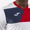 Joma - T-Shirt Crew Ii Blanc-Rouge - JOMA
