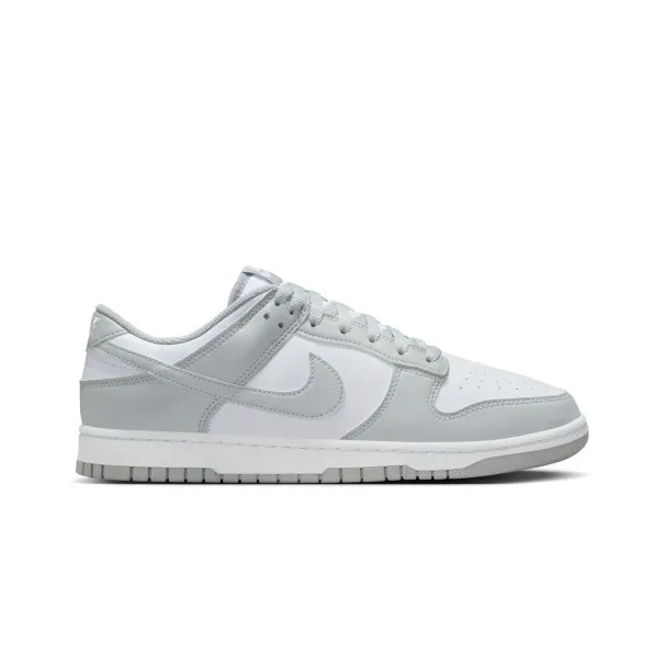 Basket Casual Homme Nike Dunk Low Retro Gris Blanc - NIKE
