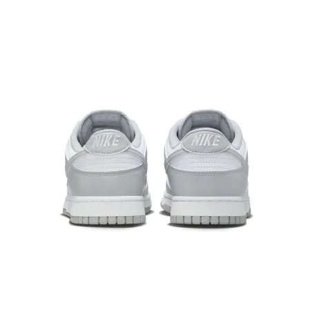 Basket Casual Homme Nike Dunk Low Retro Gris Blanc - NIKE