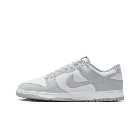 Basket Casual Homme Nike Dunk Low Retro Gris Blanc - NIKE