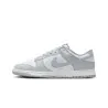 Basket Casual Homme Nike Dunk Low Retro Gris Blanc - NIKE