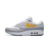 Nike Air Max 1 Essential Blanc/Gris/Jaune - NIKE