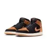 Nike Baskets Air Jordan 1 Mid SE Noir Marron - NIKE