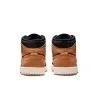 Nike Baskets Air Jordan 1 Mid SE Noir Marron - NIKE