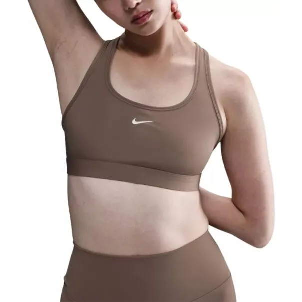 Nike Brassire Nike W Nk Swsh Lgt Spt Bra Marron - NIKE