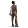 Nike T-Shirt Femme W Nsw Nk Chll Knt Md Crp Marron - NIKE