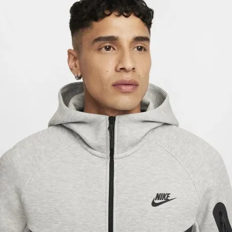 Nike Veste Capuche Tech Gris Noir - NIKE