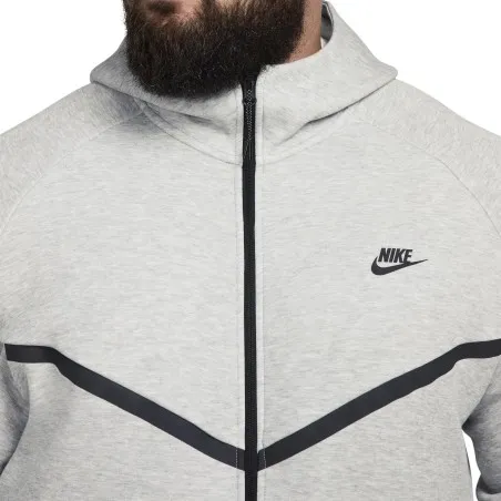Nike Veste Capuche Tech Gris Noir - NIKE