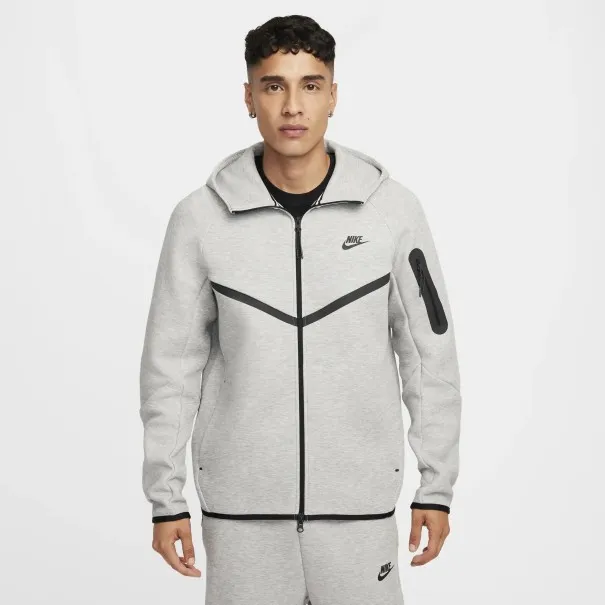Nike Veste Capuche Tech Gris Noir - NIKE