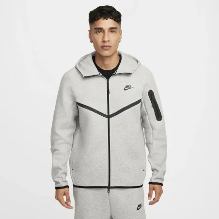 Nike Veste Capuche Tech Gris Noir - NIKE
