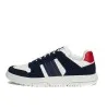 Tommy Jeans – Les baskets Brooklyn en daim à texture mixte – Bleu Marine Blanc - TOMMY JEANS