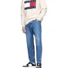 Tommy Jeans – Les baskets Brooklyn en daim à texture mixte – Bleu Marine Blanc - TOMMY JEANS