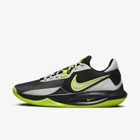 Nike Homme – CHAUSSURES DE BASKET-BALL NIKE PRECISION VI – NOIR / VOLT - NIKE