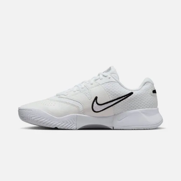 Nike Homme – NikeCourt Lite 4 – Blanc/Noir - NIKE