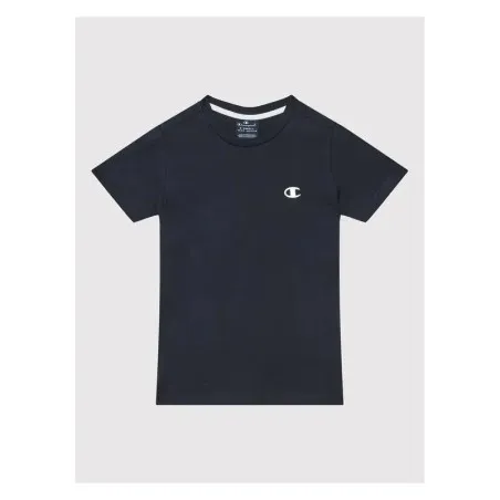 Champion -Crewneck T-Shirt Noir Blanc - CHAMPION