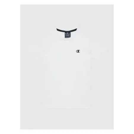 Champion -Crewneck T-Shirt Noir Blanc - CHAMPION