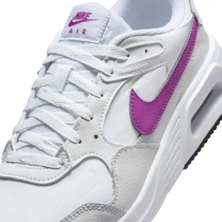 Basket Casual Femme NIKE AIR MAX SC CW4554-122 Blanc Violet - NIKE