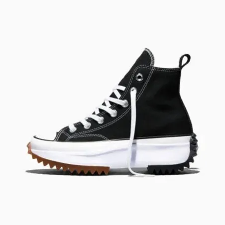 Converse -RUN STAR HIKE PLATFORM FOUNDATIONAL LEATHER – Noir - CONVERSE