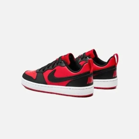 Basket Enfant NIKE COURT BOROUGH LOW RECRAFT (GS) Rouge Noir - NIKE