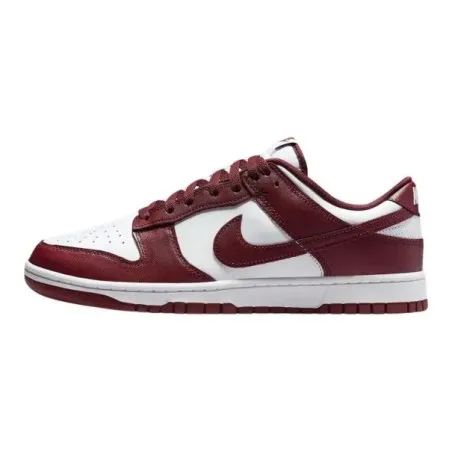 Basket Casual Homme NIKE DUNK LOW RETRO BTTYS Bordeaux Blanc - NIKE