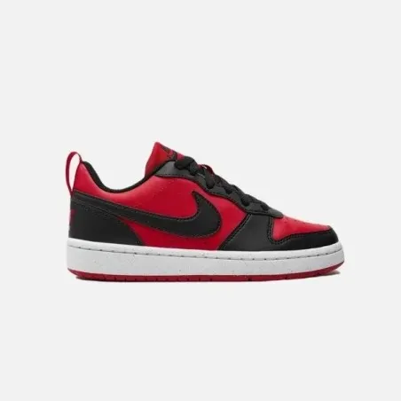 Basket Enfant NIKE COURT BOROUGH LOW RECRAFT (GS) Rouge Noir - NIKE